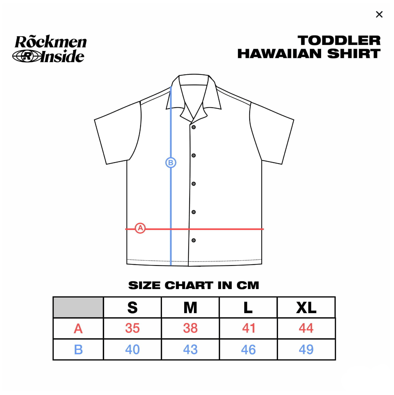 Rockmen Garden Shirt Kids