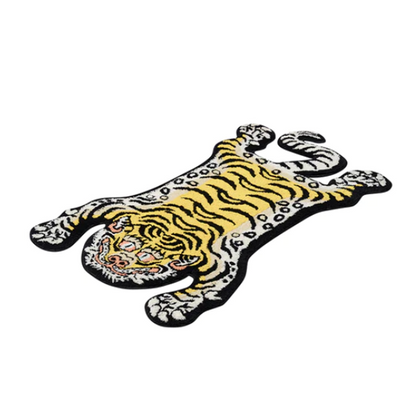 Raw Emotions Tibetan Tiger Rug Yellow