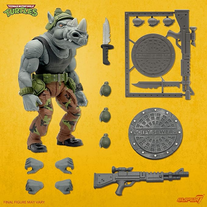 Super 7 TMNT ULTIMATES Wave 3 - Rocksteady